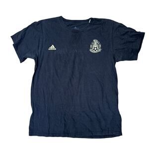 ADIDAS MEDIUM GO TO TEE ORGULLO FC SOY MEXICO SOCCER FOOTBALL SHIRT BLACK M